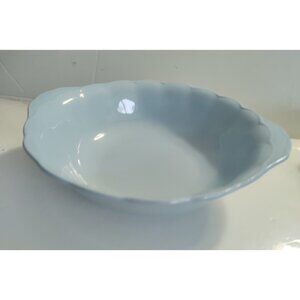 Vintage Grindley Lupin Petal Blue Serving Bowl Staffordshire UK9 1/4" x 8 1/4"